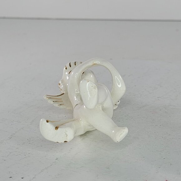 Vintage Mid Century Christmas Holt Howard Angel Cherub Candle Hugger Climber - Picture 6 of 9